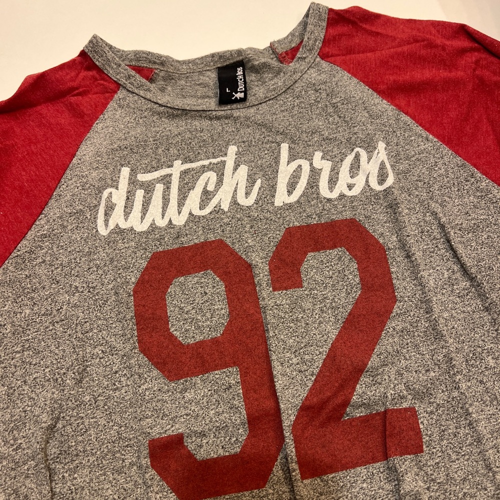 Dutch Bros classic 3/4 sleeve shirt, unisex
